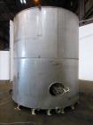 Used Tank, 5,000 Gallon, 304 Stainless Steel, Vertical. Approximate 112