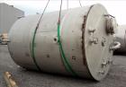 Used G.A. Wright & Sons Tank, 8116 U.S Gallons (6759 Imperial Gallons), 316L Stainless Steel, Vertical. 120 diameter x 160