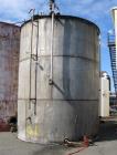 Used - Tank, 20,000 Gallon, 14' diameter x 18' high on straight side. Vertical, Constructed T304 Stainless steel, Flat botto...