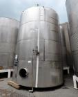 Used 7250 Gallon Stainless Steel Vertical Tank