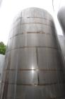 Used 7250 Gallon Stainless Steel Vertical Tank