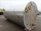 Used Approximately 6,500 Gallon Tank, 304 Stainless steel, Vertical
