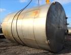 Used Tank, 15,000 Gallon, 316 Stainless Steel, Vertical. Approximate 148