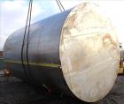 Used Tank, 15,000 Gallon, 316 Stainless Steel, Vertical. Approximate 148