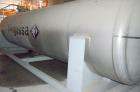 Used- Coastal Industrial Fabricators Storage Tank, 9,500 Gallon,  304 Stainless Steel Horizontal Bulk Storage Tanks with Dis...