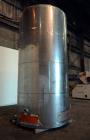 Used Tank, Approximate 6000 Gallon, 304 Stainless Steel, Vertical. Approximate 96