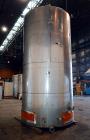 Used Tank, Approximate 6000 Gallon, 304 Stainless Steel, Vertical. Approximate 96