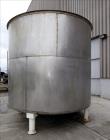 Used Tank, Approximate 6,000 Gallon, 304 Stainless Steel, Vertical.