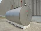 Used Tank, 6000 Gallon, 304 Stainless Steel, Horizontal.