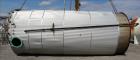 Used Insulated Tank, Approximate 10,000 Gallon, 304 Stainless Steel, Vertical.