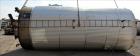 Used Insulated Tank, Approximate 10,000 Gallon, 304 Stainless Steel, Vertical.