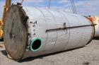Used Insulated Tank, Approximate 10,000 Gallon, 304 Stainless Steel, Vertical.
