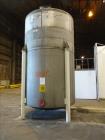 Used Tank, Approximate 5,5000 Gallon, 304 Stainless Steel, Vertical.