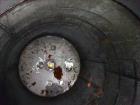 Used Tank, Approximate 5,900 Gallon, 304 Stainless Steel, Vertical