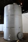 Used Tank, Approximate 8,000 Gallon, 304 Stainless Steel, Vertical.