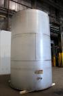 Used Tank, Approximate 8,000 Gallon, 304 Stainless Steel, Vertical.