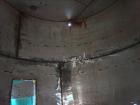 Used Storage Tank, Approximate 8,400 Gallon, 304 Stainless Steel, Vertical.