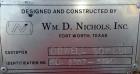 Used Wm. D. Nichols inc. Storage Tank, 6,000 Gallon, 316 Stainless Steel, Verti