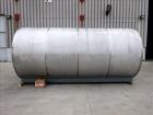 Used Tank, Approximate 5000 Gallon, Stainless Steel, Horizontal.
