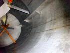 Used Tank, Approximately 5,000 Gallon, 304 Stainless Steel, Vertical.