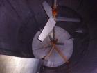Used Tank, Approximately 5,000 Gallon, 304 Stainless Steel, Vertical.