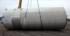 Used Tank, Approximately 25,000 Gallon, 304 Stainless Steel, Vertical.