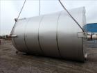 Used Tank, Approximately 12,000 Gallon, 304 Stainless Steel, Vertical.
