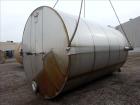 Used Tank, Approximately 12,000 Gallon, 304 Stainless Steel, Vertical.