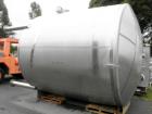 Used Tank, 6,000 Gallon, Stainless steel, Vertical.
