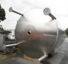 Used Tank, 6,000 Gallon, Stainless steel, Vertical.