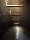 Used Single Wall Tank, Approximate 5000 Gallon, Stainless Steel, Vertical.