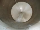 Used Tank, Approximate 12,000 Gallon, Stainless Steel tank, Vertical. Approximately 11' diameter x 16' straight side, cone top with 2” diameter center top opening, 20” diameter top manway and 4” diam...