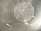 Used Tank, 17,000 Gallon, Stainless Steel, Vertical. Approximate 12' diameter x 20' straight side. Includes cone top with slight sloped bottom to 3