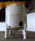 Used Tank, Approximate 7,000 Gallon, 304 Stainless Steel, Vertical. Approximate