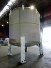 Used Tank, Approximate 7,000 Gallon, 304 Stainless Steel, Vertical. Approximate
