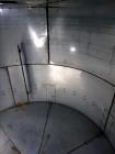 Used Mix Tank, Approximate 5,000 Gallon, Stainless Steel, Vertical.