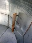Used Mix Tank, Approximate 5,000 Gallon, Stainless Steel, Vertical.