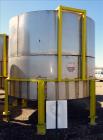Used Mix Tank, Approximate 5,000 Gallon, Stainless Steel, Vertical.