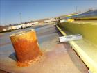 Used Mix Tank, Approximate 5,000 Gallon, Stainless Steel, Vertical.