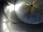 Used Mix Tank, Approximate 5,000 Gallon, Stainless Steel, Vertical.