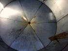 Used Mix Tank, Approximate 5,000 Gallon, Stainless Steel, Vertical.