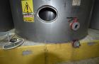 Used Tank, Approximate 19,500 Gallon, 14 Gauge Stainless steel, Vertical. Approximate 130” diameter x 336” straight side, coned top, 7” sloped bottom. Openings top 16” man way with cover and approxim...