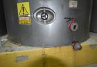 Used Tank, Approximate 19,500 Gallon, 14 Gauge Stainless steel, Vertical. Approximate 130” diameter x 336” straight side, coned top, 7” sloped bottom. Openings top 16” man way with cover and approxim...