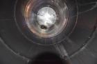 Used Tank, Approximate 19,500 Gallon, 14 Gauge Stainless steel, Vertical. Approximate 130” diameter x 336” straight side, coned top, 7” sloped bottom. Openings top 16” man way with cover and approxim...