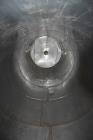 Used Tank, Approximate 19,500 Gallon, 14 Gauge Stainless steel, Vertical. Approximate 130” diameter x 336” straight side, coned top, 7” sloped bottom. Openings top 16” man way no cover and approximat...