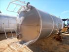 Used Tank, Approximate 12,000 Gallon, 304 Stainless Steel, Vertical.
