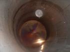 Used Tank, Approximate 12,000 Gallon, 304 Stainless Steel, Vertical.