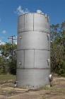 Used-Tank, Chicago Boiler Company,  Approximately 11,667 Gallon, 304 Stainless steel, 10' diameter x 20' high. Slight Cone T...