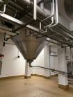 Used Holvrieka Ido BV. vertical tank. Capacity 105820 gallon/400000-liter, 304 stainless steel on product contact parts. 187