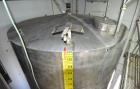 Used Tank, 8,000 Gallon, Stainless Steel, Vertical. Approximate 112